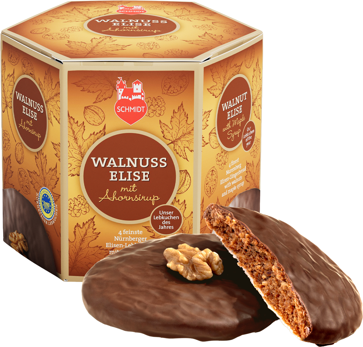 Walnuss Elise mit Ahornsirup