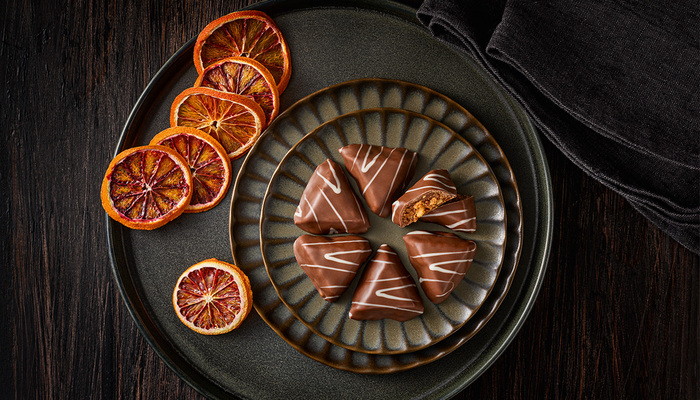 Blood Orange And Almond Gourmet Triangles