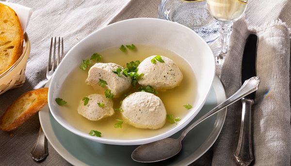 Veal Dumpling Soup