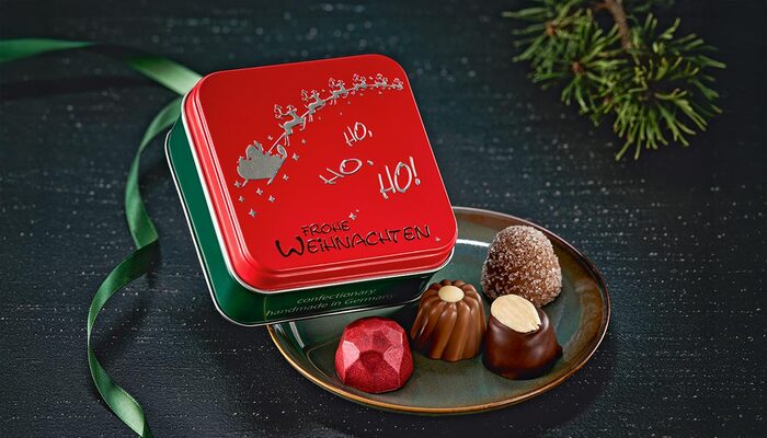 "Ho ho ho" chocolate box