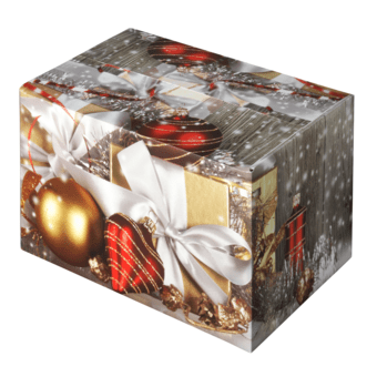 Geschenkkarton Holzoptik