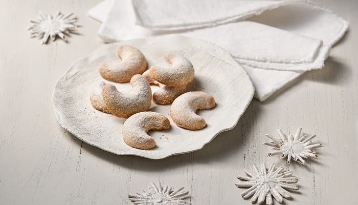 Vanilla Crescents Cookies Reduced Sugar