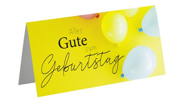 Grußkarte Ballons