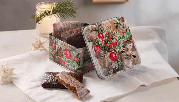 Weihnachtliches Hirsch-Döschen