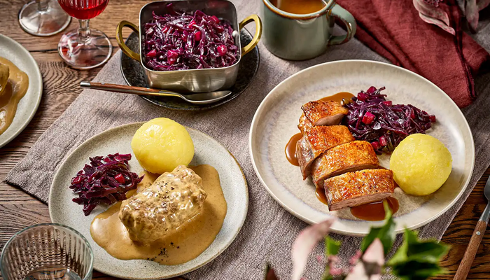 Herbstliches Duo mit Blaukraut