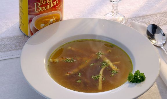 Delicious beef bouillon 