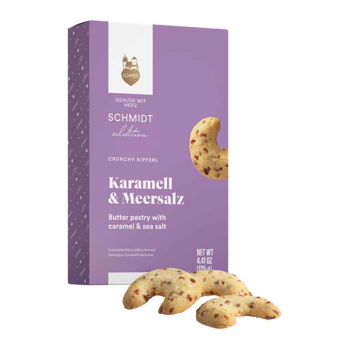 Crunchy Kipferl caramel & sea salt
