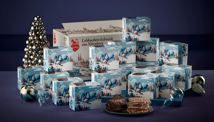 Elisen-Slices "Winter Landscape", Assortment of 2