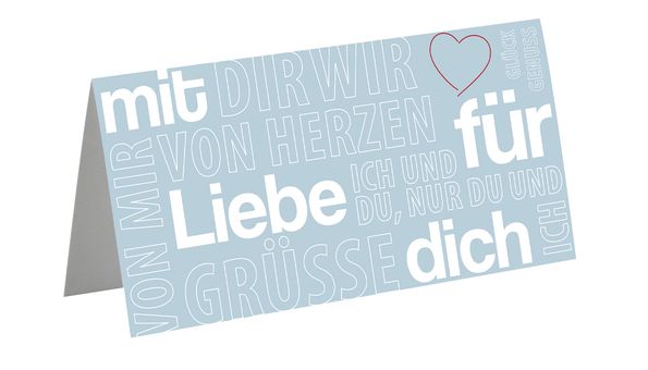 Grußkarte Mit Liebe