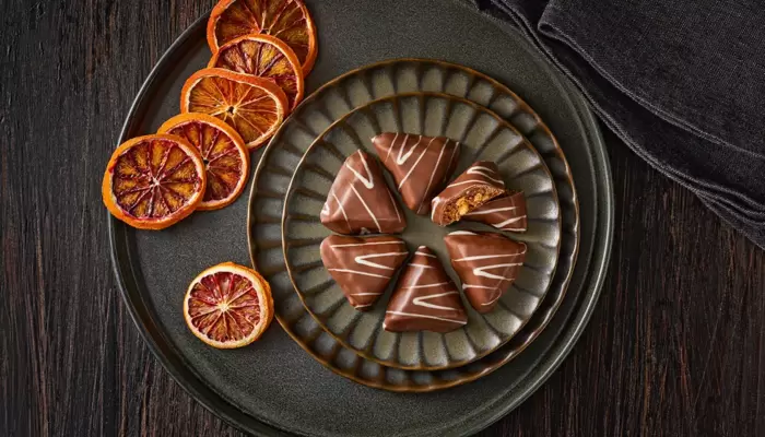 Blood Orange And Almond Gourmet Triangles