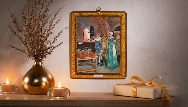 Nostalgie-Schild Glasbläser