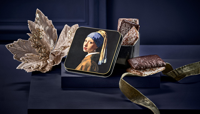 "Jan Vermeer" Art Tin