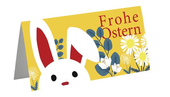 Grußkarte "Frohe Ostern"