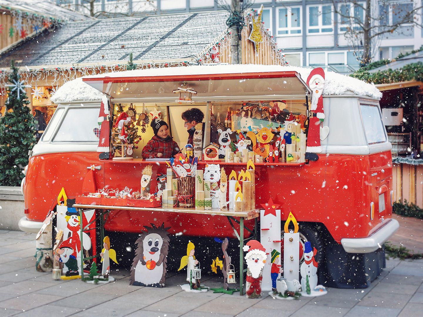 Bilder von Weihnachtsmarkt Wolfsburg: Malen und Entdecken!